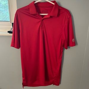 Red Mens Golf Shirt